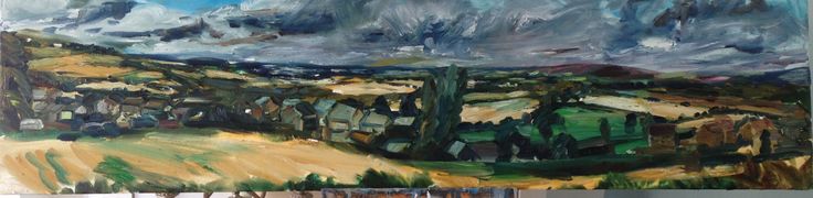 Ridgeway in the Moss Valley Panorama