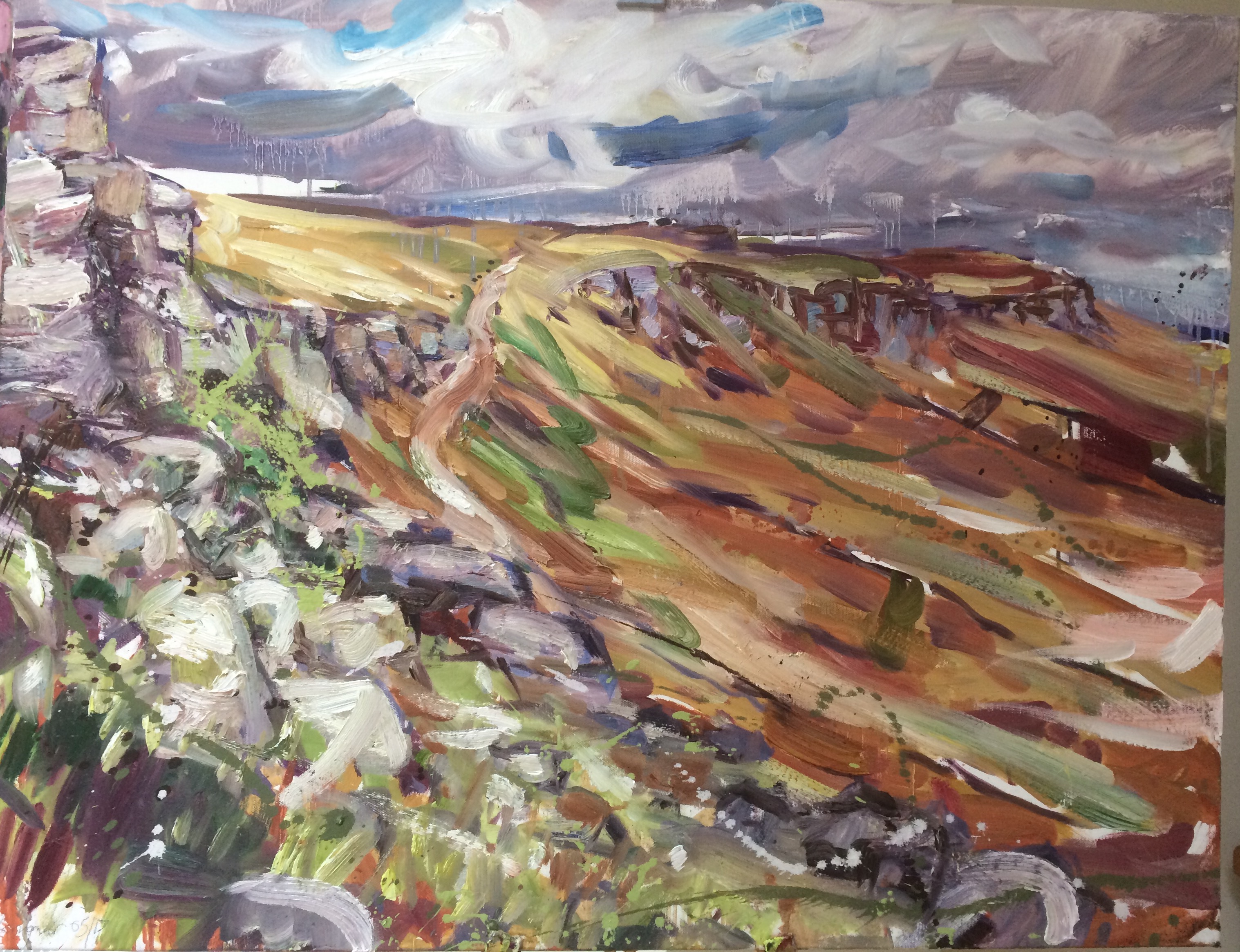 Stanage Long Causeway towards Hope