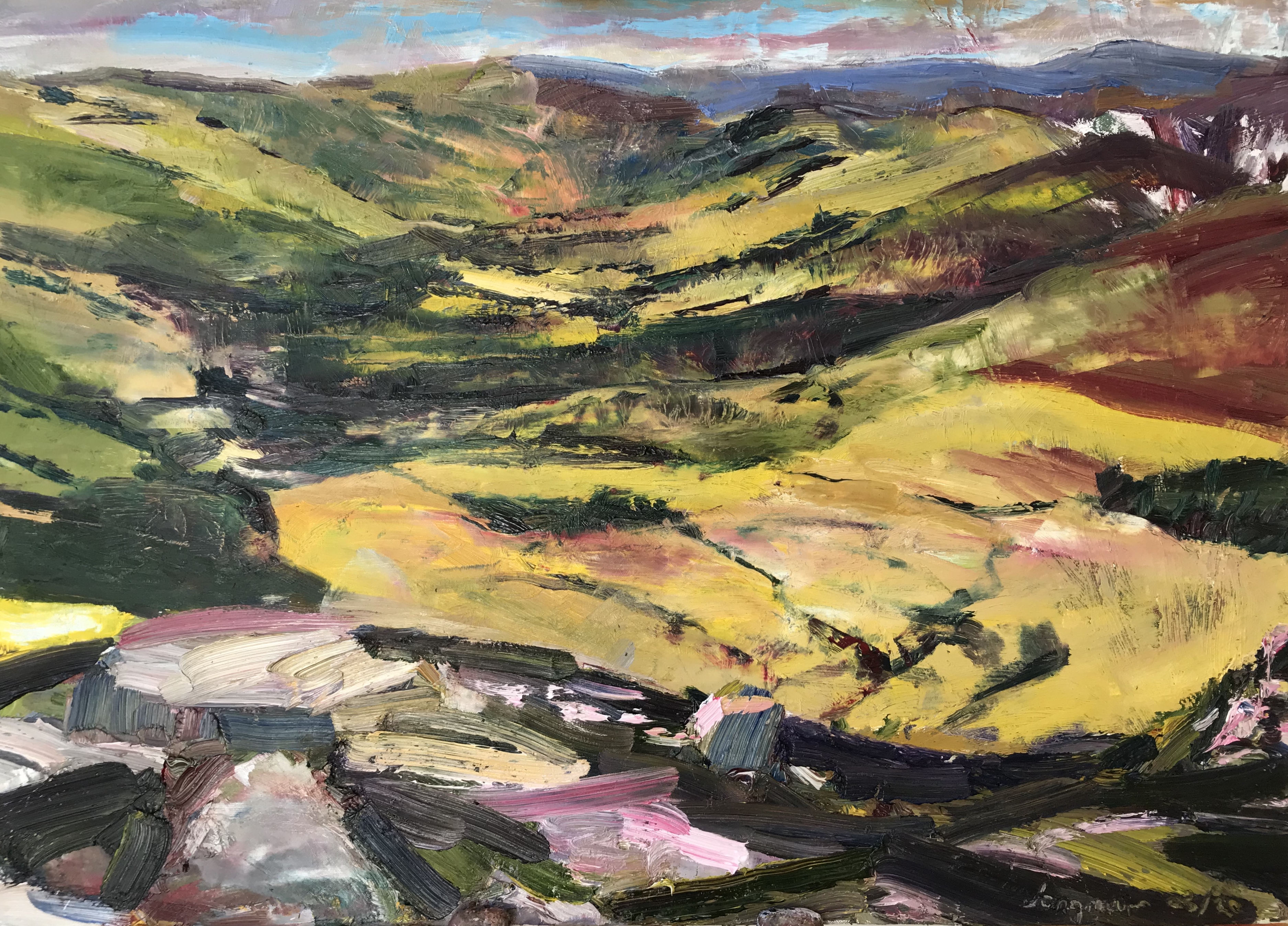 hope valley from stanage