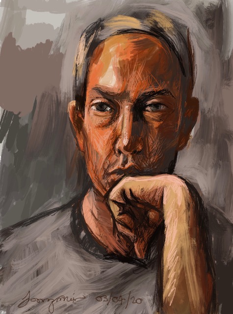 'Intense Self Portrait